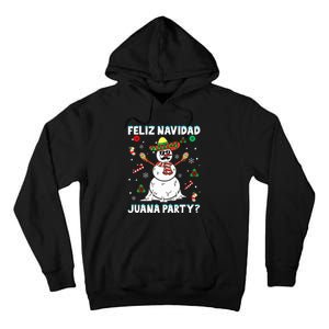 Xmas Feliz Navidad Juana Party Cool Mexican Funny Christmas Tall Hoodie