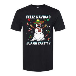 Xmas Feliz Navidad Juana Party Cool Mexican Funny Christmas Softstyle CVC T-Shirt