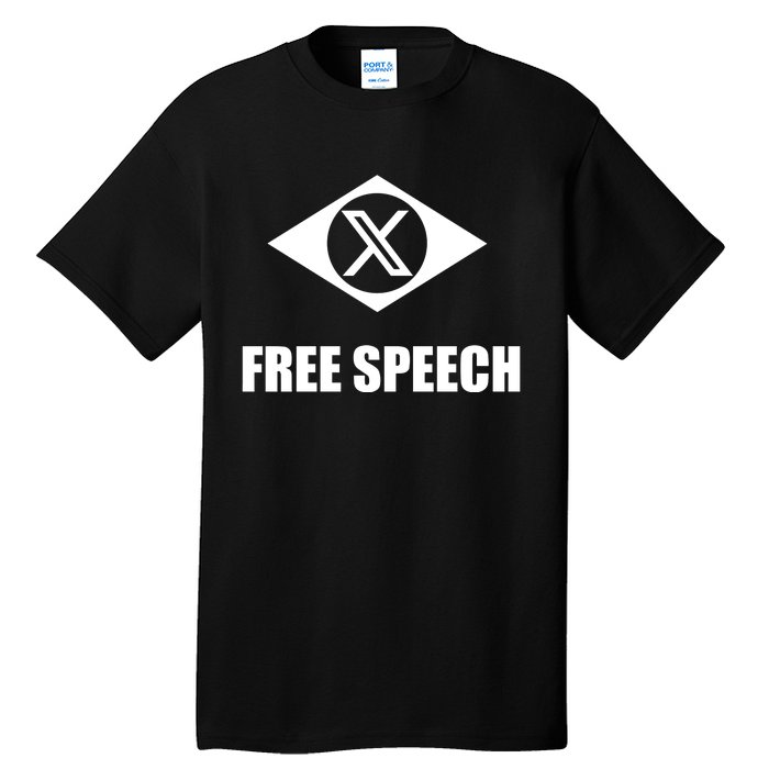 X Free Speech Tall T-Shirt