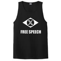 X Free Speech PosiCharge Competitor Tank