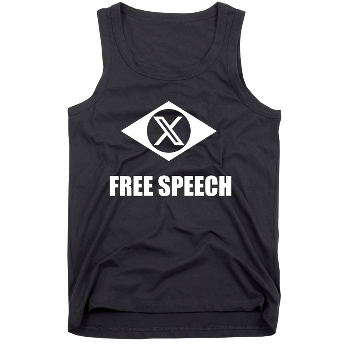 X Free Speech Tank Top