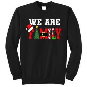 Xmas Family We Are Family Pajamas Matching Sweatshirt