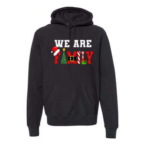 Xmas Family We Are Family Pajamas Matching Premium Hoodie