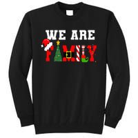 Xmas Family We Are Family Pajamas Matching Tall Sweatshirt