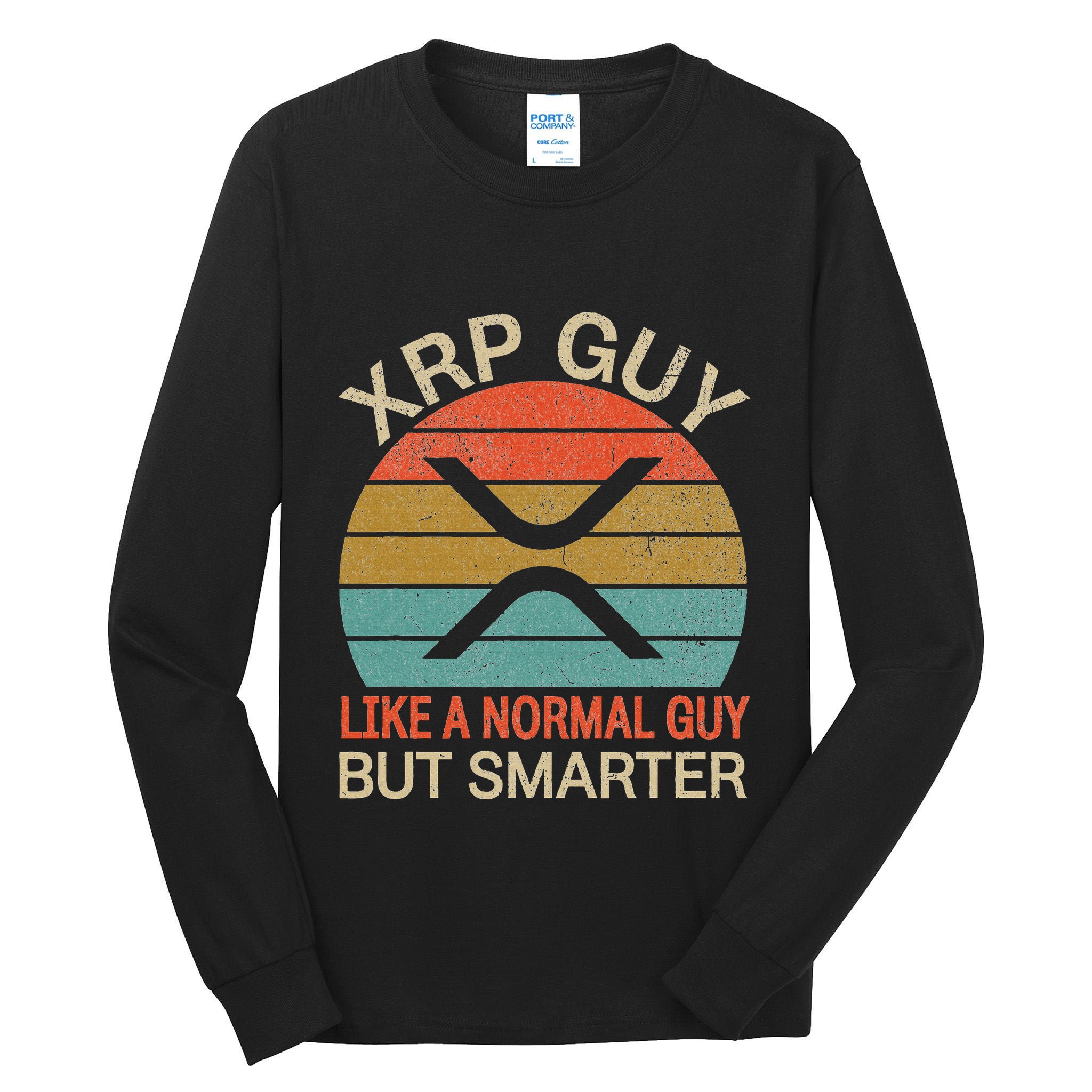 Xrp Guy Crypto Merchandise Definition Tall Long Sleeve T-Shirt