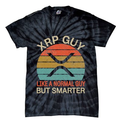 Xrp Guy Crypto Merchandise Definition Tie-Dye T-Shirt