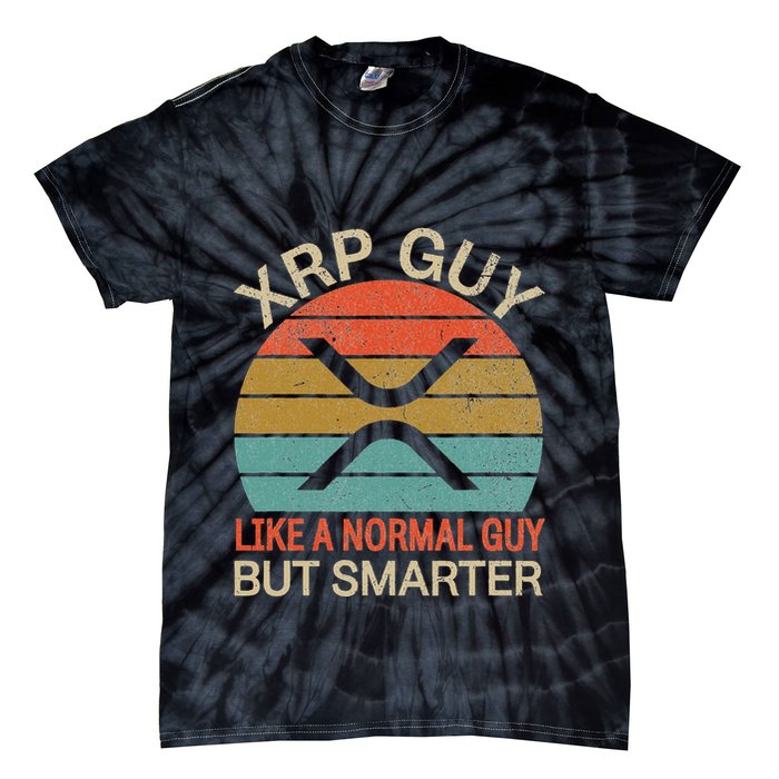 Xrp Guy Crypto Merchandise Definition Tie-Dye T-Shirt