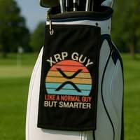Xrp Guy Crypto Merchandise Definition Golf Towel