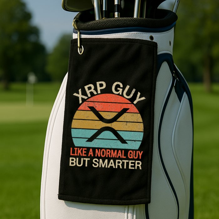 Xrp Guy Crypto Merchandise Definition Golf Towel