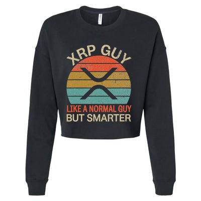 Xrp Guy Crypto Merchandise Definition Cropped Pullover Crew