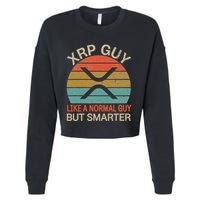 Xrp Guy Crypto Merchandise Definition Cropped Pullover Crew