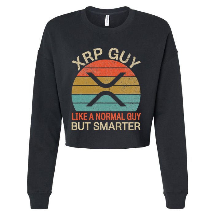 Xrp Guy Crypto Merchandise Definition Cropped Pullover Crew