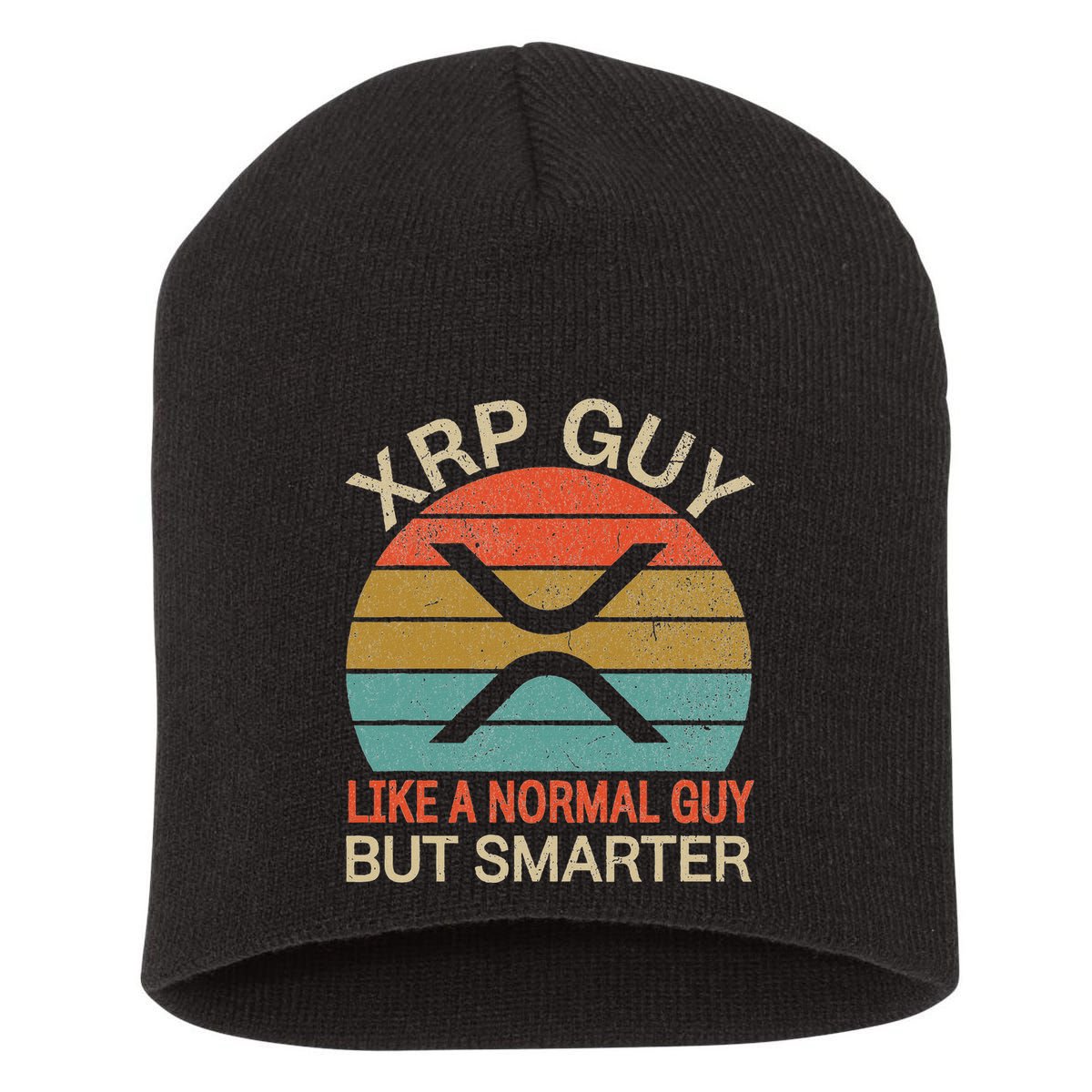 Xrp Guy Crypto Merchandise Definition Short Acrylic Beanie