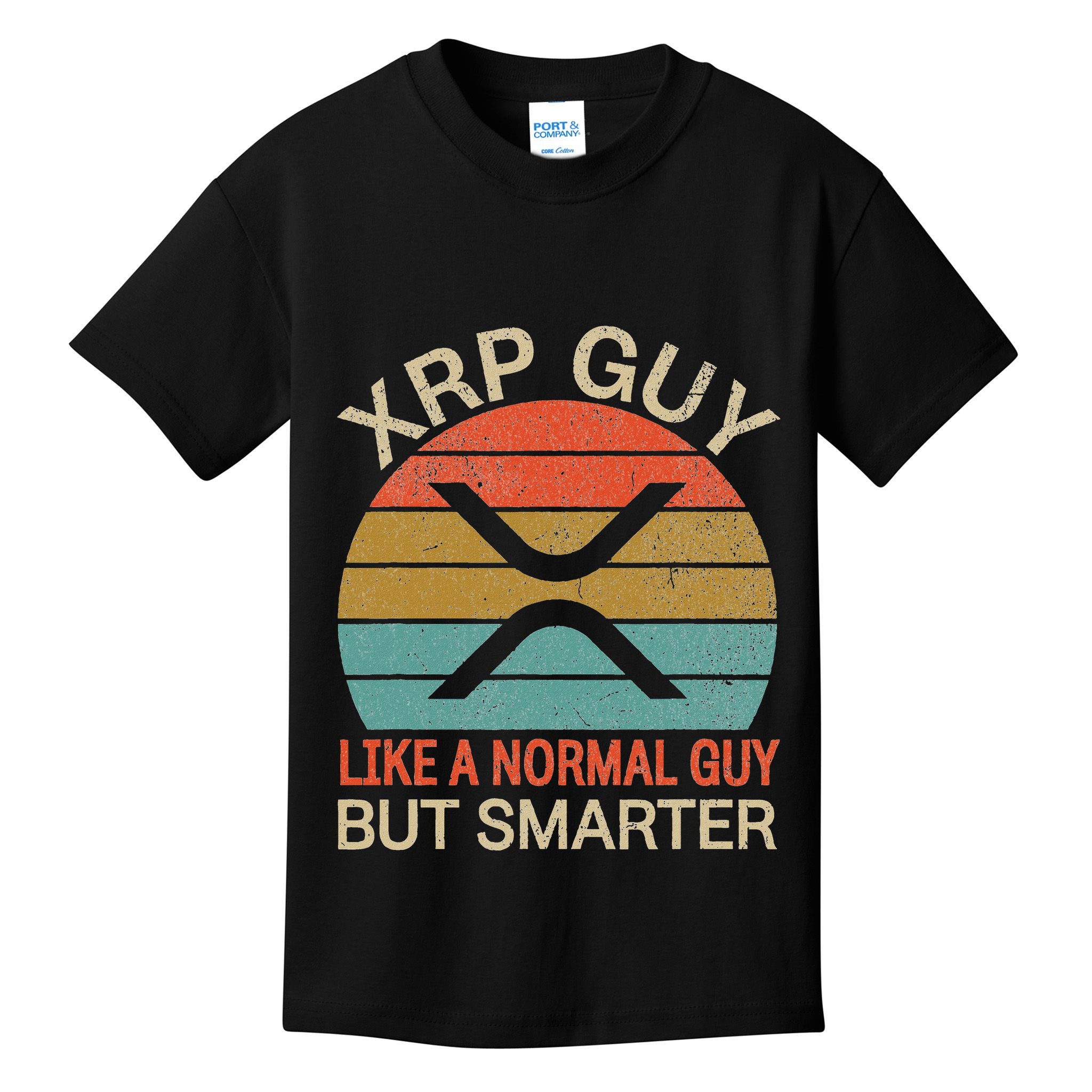 Xrp Guy Crypto Merchandise Definition Kids T-Shirt