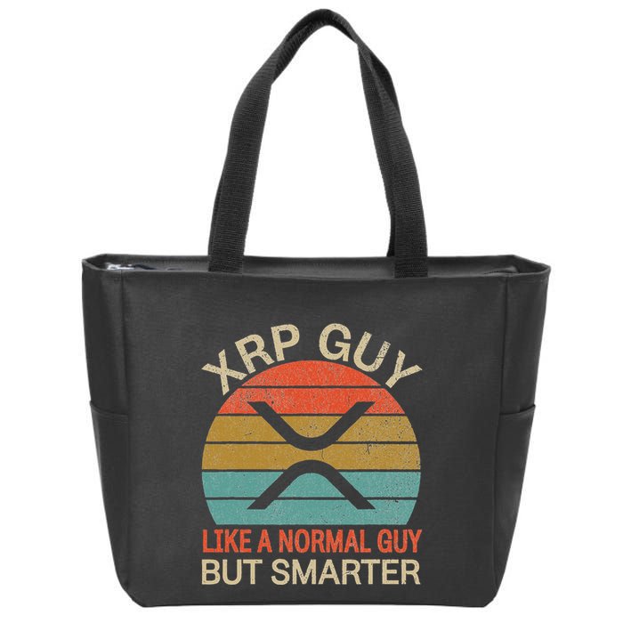 Xrp Guy Crypto Merchandise Definition Zip Tote Bag