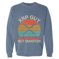 Xrp Guy Crypto Merchandise Definition Garment-Dyed Sweatshirt