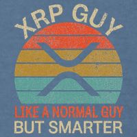 Xrp Guy Crypto Merchandise Definition Garment-Dyed Sweatshirt
