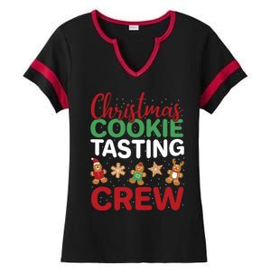 Xmas Gift Christmas Cookie Tasting Crew Gift Ladies Halftime Notch Neck Tee