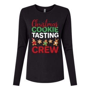 Xmas Gift Christmas Cookie Tasting Crew Gift Womens Cotton Relaxed Long Sleeve T-Shirt