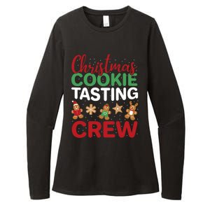 Xmas Gift Christmas Cookie Tasting Crew Gift Womens CVC Long Sleeve Shirt