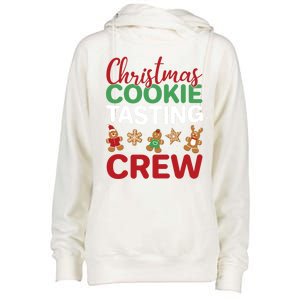 Xmas Gift Christmas Cookie Tasting Crew Gift Womens Funnel Neck Pullover Hood