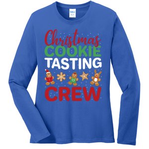 Xmas Gift Christmas Cookie Tasting Crew Gift Ladies Long Sleeve Shirt