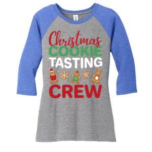 Xmas Gift Christmas Cookie Tasting Crew Gift Women's Tri-Blend 3/4-Sleeve Raglan Shirt