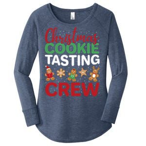 Xmas Gift Christmas Cookie Tasting Crew Gift Women's Perfect Tri Tunic Long Sleeve Shirt