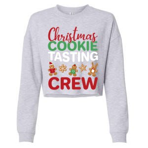 Xmas Gift Christmas Cookie Tasting Crew Gift Cropped Pullover Crew