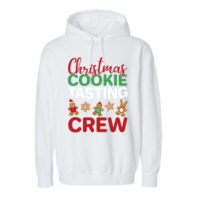 Xmas Gift Christmas Cookie Tasting Crew Gift Garment-Dyed Fleece Hoodie