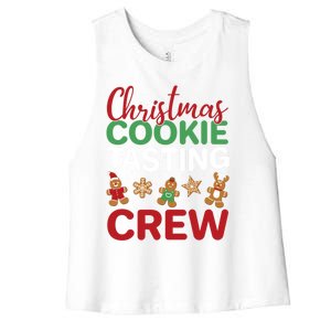 Xmas Gift Christmas Cookie Tasting Crew Gift Women's Racerback Cropped Tank