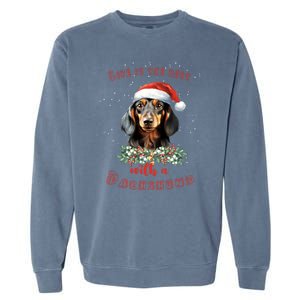 Xmas Gifts For Dachshund Lovers Garment-Dyed Sweatshirt