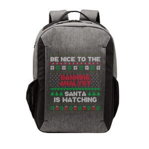 Xmas Gift For Banking Analyst Banking Analyst Ugly Sweater Gift Vector Backpack