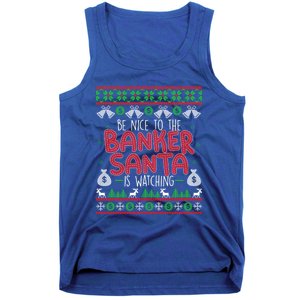 Xmas Gift For Banker Banker Ugly Christmas Swea Tank Top