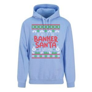 Xmas Gift For Banker Banker Ugly Christmas Swea Unisex Surf Hoodie