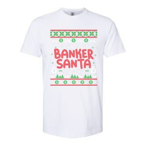 Xmas Gift For Banker Banker Ugly Christmas Swea Softstyle CVC T-Shirt