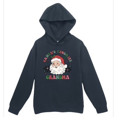 Xmas Grandma Grandmother Cute Santa Face Old Retro Christmas Gift Urban Pullover Hoodie