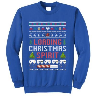 Xmas Gaming Loading Christmas Spirit Gamer Ugly Christmas Cute Gift Sweatshirt