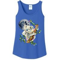 Xfunny Giftmas Lights Wild Animal Baby Koala With Mom Moon Koala Gift Ladies Essential Tank