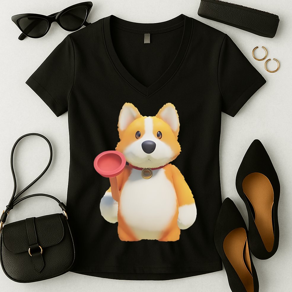 Xbox Gear Party Animals Nemo Women's V-Neck T-Shirt