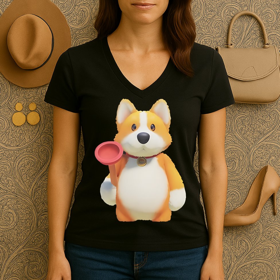 Xbox Gear Party Animals Nemo Women's V-Neck T-Shirt