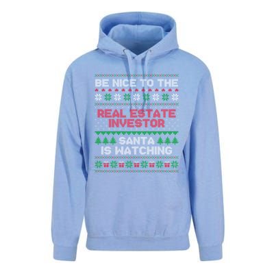 Xmas Gift Real Estate Investor Ugly Sweater Gift Unisex Surf Hoodie