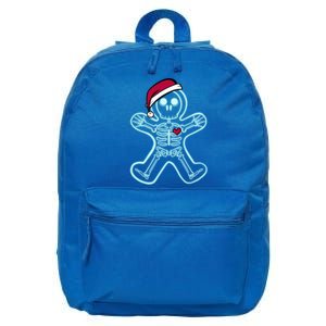 Xray Gingerbread Skeleton Christmas Nurse Xray Tech Great Gift 16 in Basic Backpack