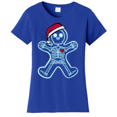 Xray Gingerbread Skeleton Christmas Nurse Xray Tech Great Gift Women's T-Shirt