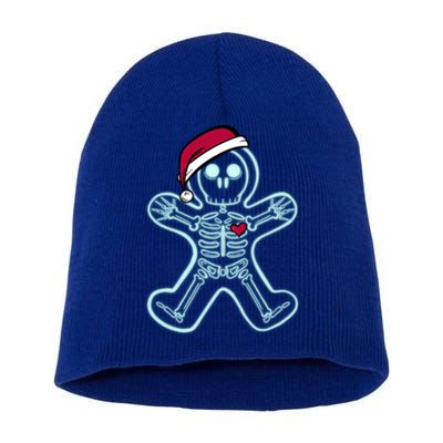 Xray Gingerbread Skeleton Christmas Nurse Xray Tech Great Gift Short Acrylic Beanie