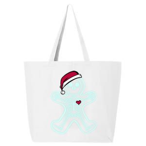 Xray Gingerbread Skeleton Christmas Nurse Xray Tech Great Gift 25L Jumbo Tote