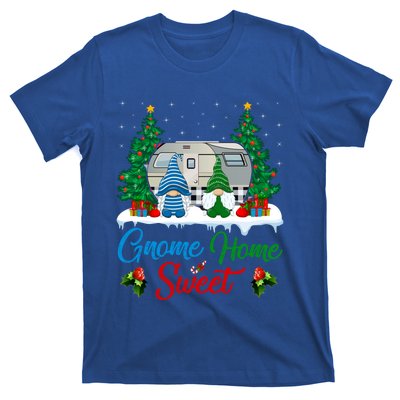 Xmas Gnome Sweet Home Funny Camper Camping Christmas Gift T-Shirt