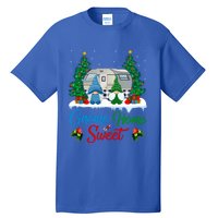 Xmas Gnome Sweet Home Funny Camper Camping Christmas Gift Tall T-Shirt