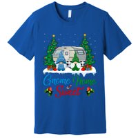 Xmas Gnome Sweet Home Funny Camper Camping Christmas Gift Premium T-Shirt