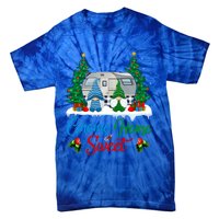 Xmas Gnome Sweet Home Funny Camper Camping Christmas Gift Tie-Dye T-Shirt